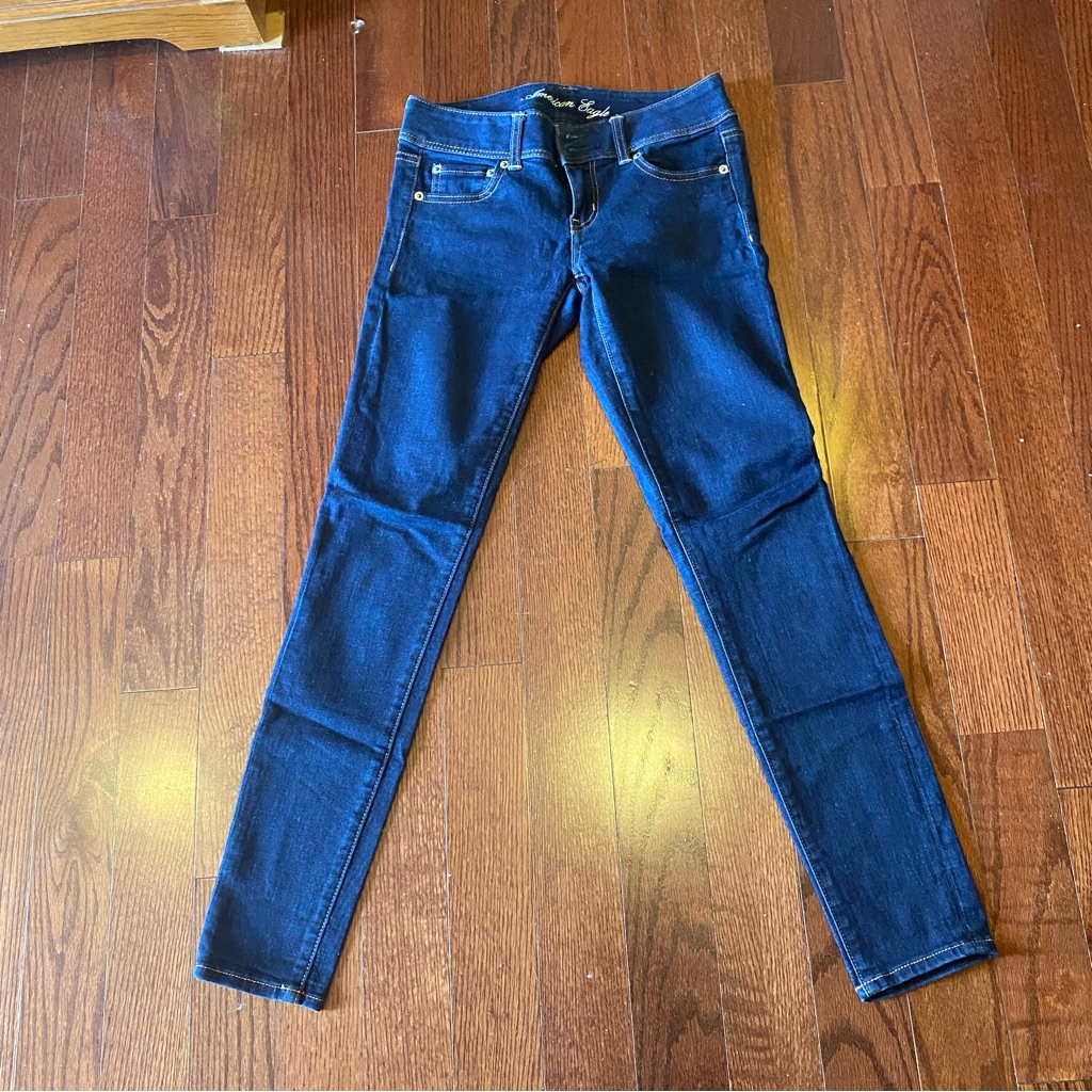 American Eagle Outfitters Double Button Skinny Jeans